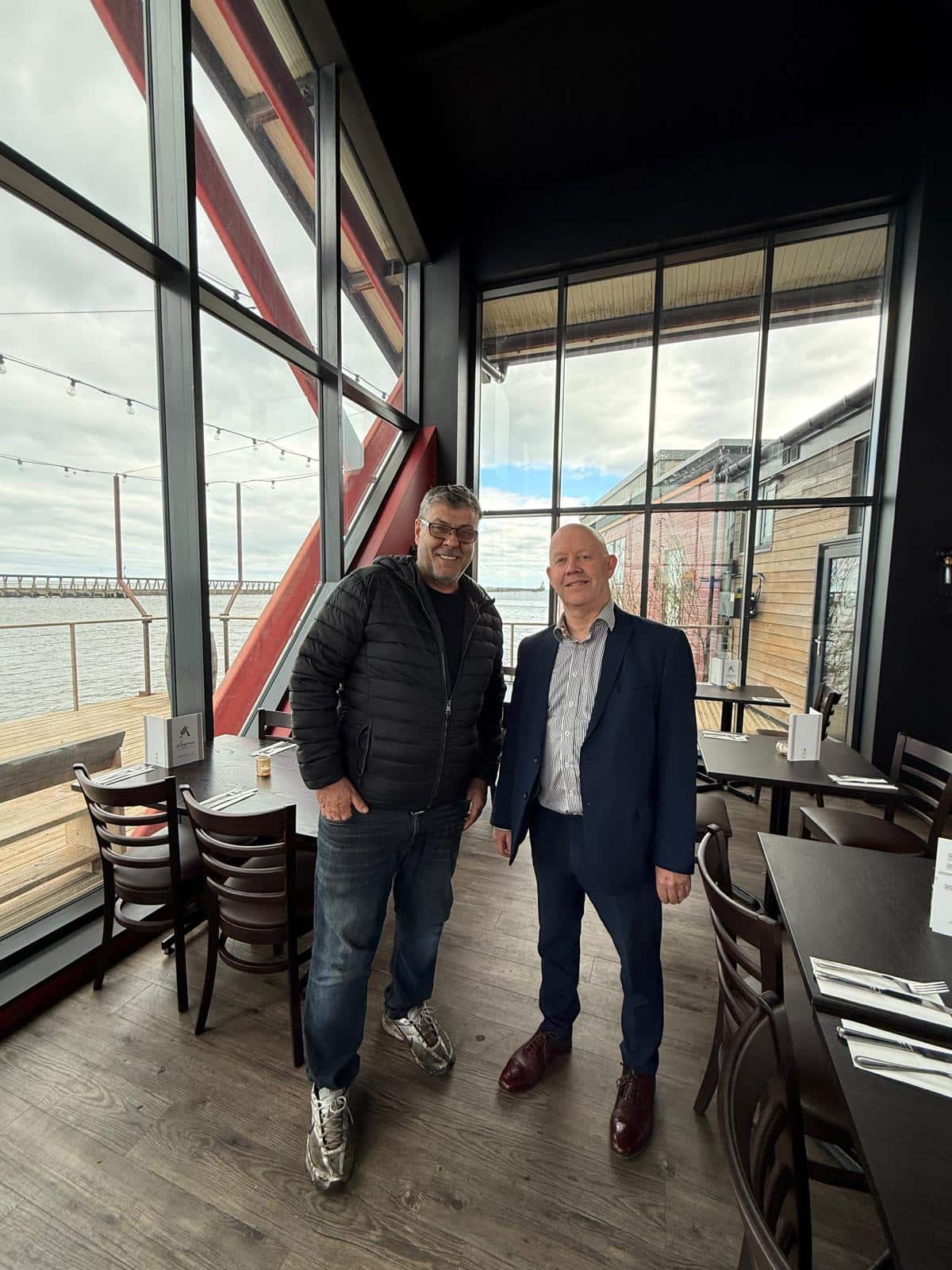 Georgios Manidakis & Martin Lawlor OBE
